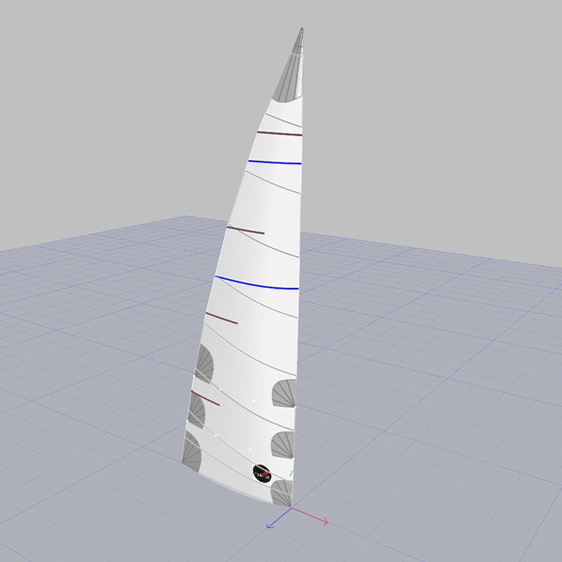 Crosscut classic mainsail