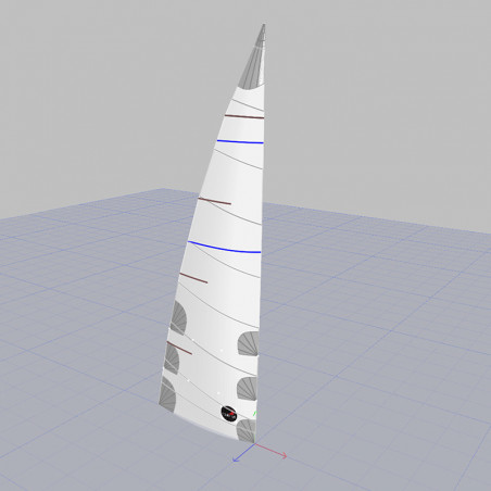 Crosscut classic mainsail