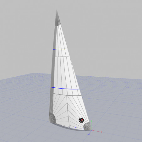 Génois enrouleur coupe triradiale