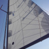 Radial cut classic mainsail