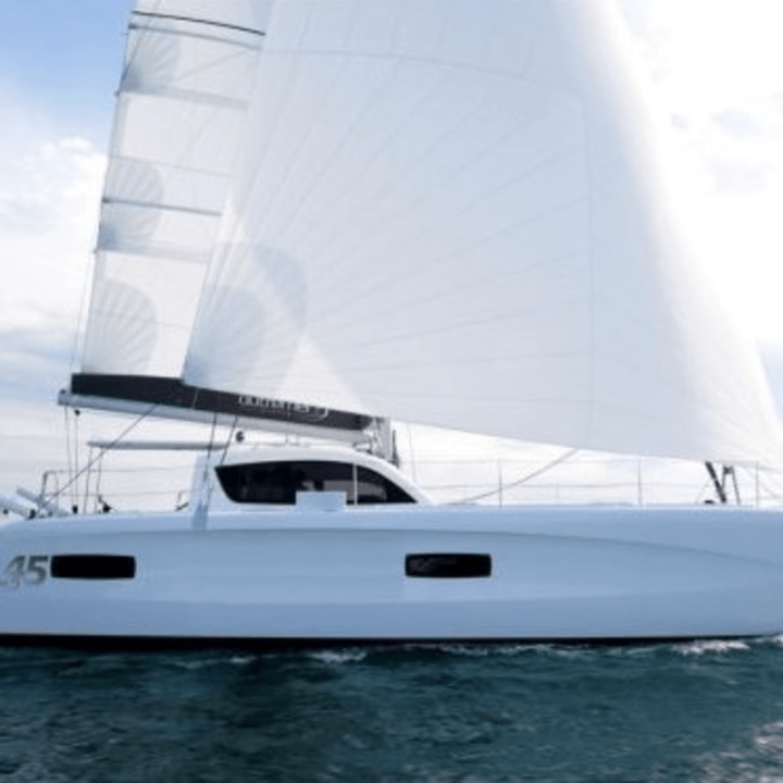 Red de trampolín - Outremer 45 (par) | Velería en Francia - Velas para barcos a medida