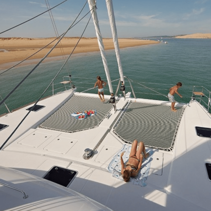 Lagoon 620 - Paire Filets de trampoline