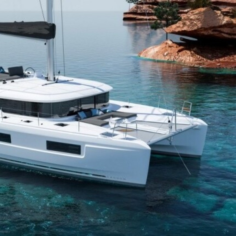 Lagoon 46 - Filet de trampoline