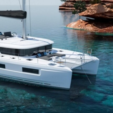 Lagoon 46 - Filet de trampoline