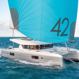 Lagoon 42 - Filet de trampoline