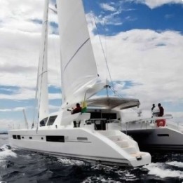 Catana 65 — Filet de trampoline test | Velería en Francia - Velas para barcos a medida