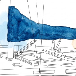 Funda de vela mayor | Velería en Francia - Velas para barcos a medida