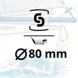 Bout-dehors diamètre 80 | Voilerie à La Rochelle - Fabricant de voiles bateau