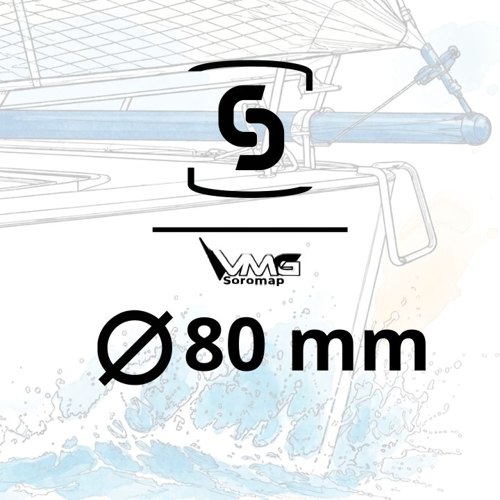 Bout-dehors diamètre 80 | Voilerie à La Rochelle - Fabricant de voiles bateau