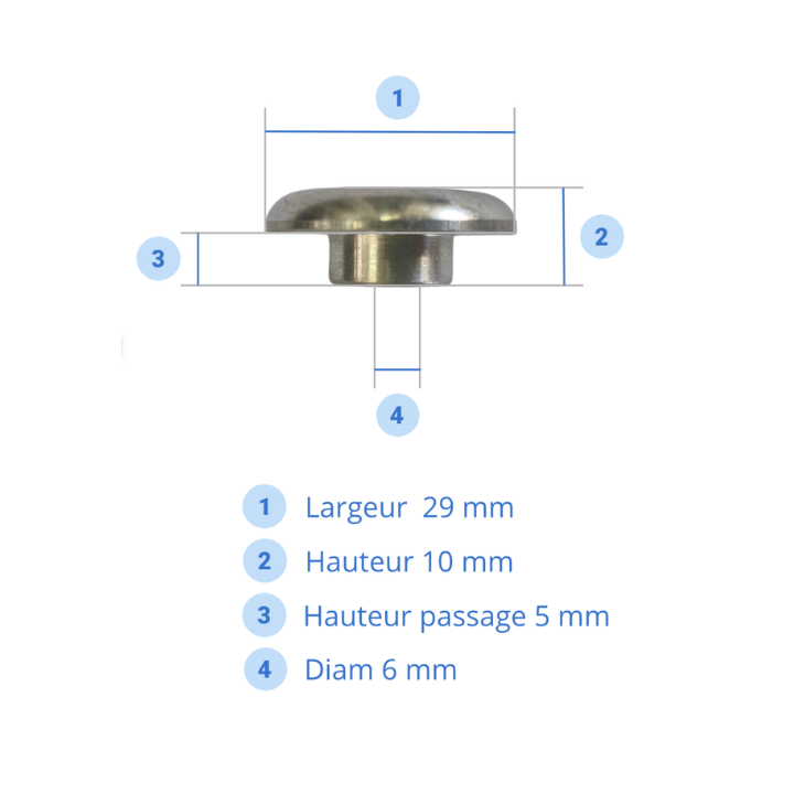 Pion de laçage pour filet de multicoque | Segelmacher in Frankreich - Bootssegel nach Maß