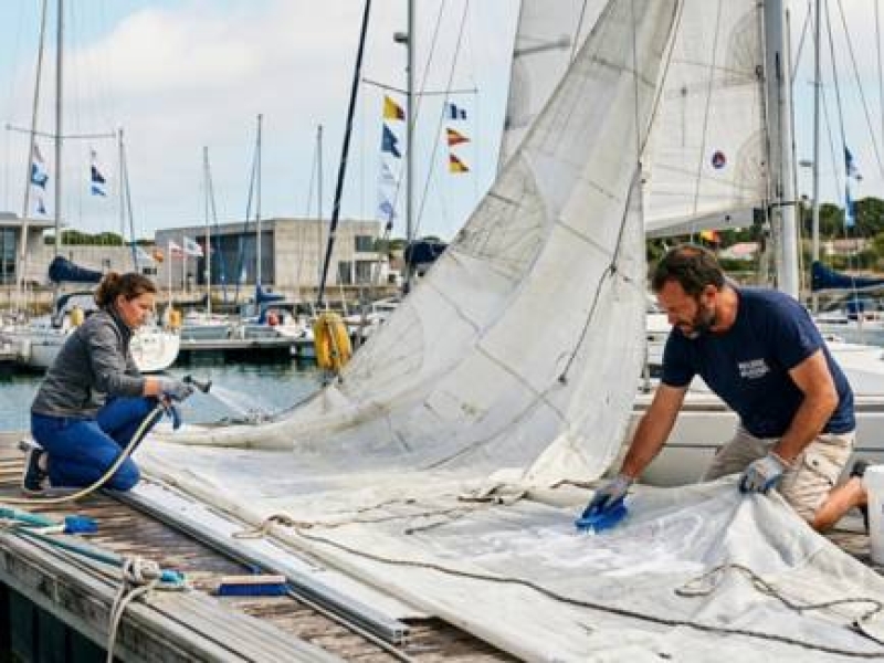 Entretenir correctement les voiles de son voiliers 